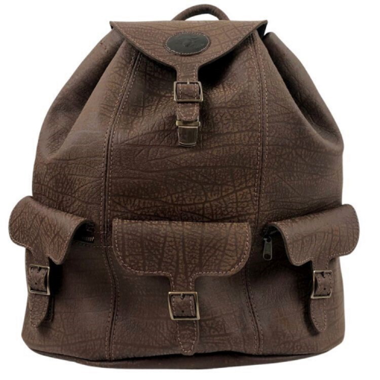 (image for) Cape Buffalo Hide Leather Expedition Backpack